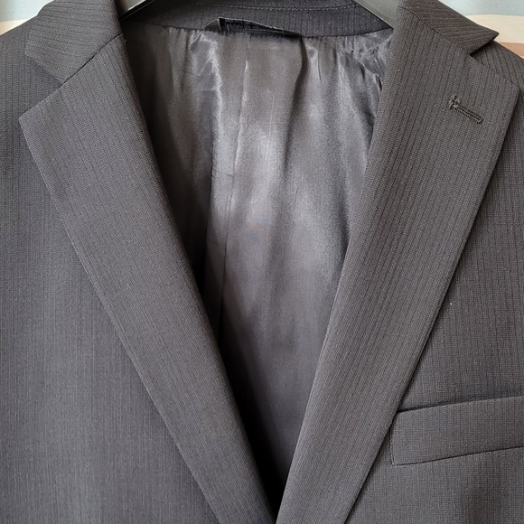 Marc Anthony Slim-Fit Shadow-Striped Wool jacket - Picture 14 of 14